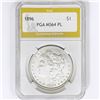 Image 1 : 1896 Morgan Silver Dollar PGA MS64 PL