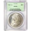 Image 1 : 1881-S Morgan Silver Dollar PCGS MS65