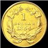 Image 2 : 1854 Rare Gold Dollar CLOSELY UNCIRCULATED