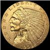 Image 1 : 1909 $2.50 Gold Quarter Eagle CLOSELY UNCIRCULATED