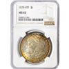 Image 1 : 1878 8TF Morgan Silver Dollar NGC MS63
