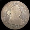 Image 1 : 1806 Draped Bust Quarter NICELY CIRCULATED