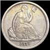 Image 1 : 1837 No Stars Lg Date Seated Liberty Dime CLOSELY