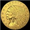 Image 1 : 1908 $2.50 Gold Quarter Eagle CLOSELY UNCIRCULATED