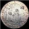 Image 2 : 1805 Spain Silver 8 Reales NICELY CIRCULATED