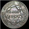 Image 2 : 1825 Classic Head Half Cent CLOSELY UNCIRCULATED