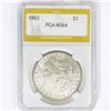 Image 1 : 1903 Morgan Silver Dollar PGA MS64