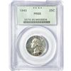 Image 1 : 1940 Washington Silver Quarter PCGS PR65