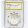 Image 1 : 1880-S Morgan Silver Dollar PGA MS64 DMPL