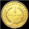 Image 2 : 1851 Rare Gold Dollar CLOSELY UNCIRCULATED