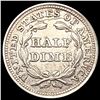 Image 2 : 1853 Arws Seated Liberty Half Dime CLOSELY UNCIRCU