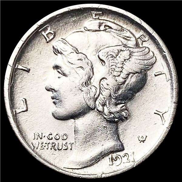 1921-D Mercury Dime CLOSELY UNCIRCULATED