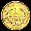 Image 2 : 1853 Rare Gold Dollar UNCIRCULATED