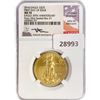 Image 1 : 2016 $25 1/2oz AGE Mercanti Signed NGC MS70 30th