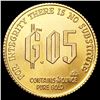 Image 2 : 1981 GSC 1/20oz Gold G.05 Token GEM PROOF