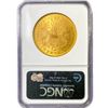Image 2 : 1873 $20 Gold Double Eagle NGC MS61 Open 3