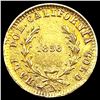Image 2 : 1856 Round California Gold Half Dollar UNCIRCULATE