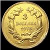 Image 2 : 1878 $3 Gold Piece HIGH GRADE