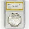 Image 1 : 1882-CC Morgan Silver Dollar PGA MS65