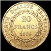 Image 2 : 1895 France .1867oz Gold 20 Francs CLOSELY UNCIRCU