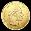Image 2 : 1876 Denmark .2593oz Gold 20 Kroner UNCIRCULATED
