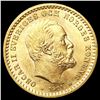 Image 1 : 1901 Sweden .0648oz 5 Kroner UNCIRCULATED