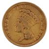 Image 1 : 1854-O Indian Princess Head Gold $3 Coin
