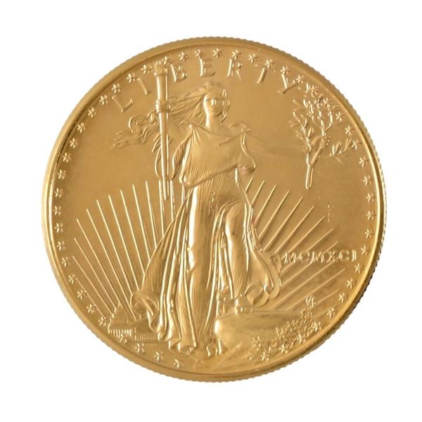 1991 $50 Eagle 1oz. Gold