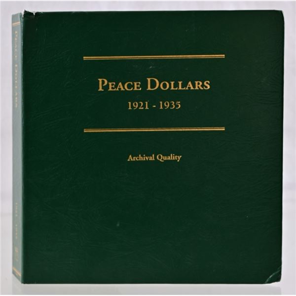 Collection of (10) Peace Silver Dollars (Including 1921)