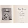 Image 2 : "Sam Bass & Gang" Book by Rick Miller Signed 40/50