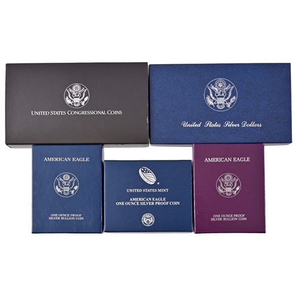 Collection of US MInt Silver Proof Coin Sets