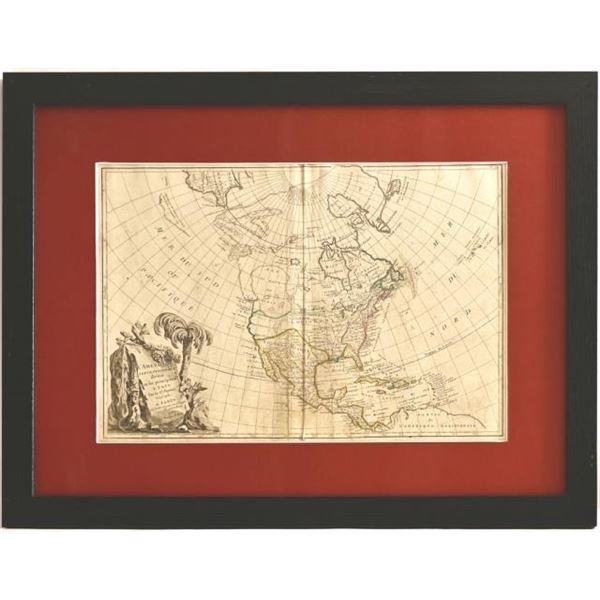 1762 French Map of Colonial America