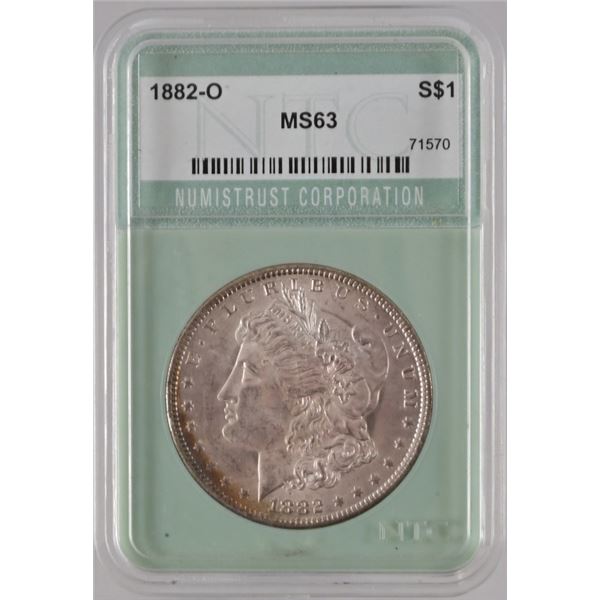 1882-O Morgan Silver Dollar MS63