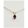 Image 3 : Natural Grape Garnet Pendant w/Chain-Unused