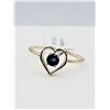 Image 1 : Natural Sapphire Heart Baby Ring-Unused