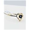 Image 2 : Natural Sapphire Heart Baby Ring-Unused