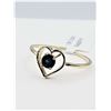 Image 5 : Natural Sapphire Heart Baby Ring-Unused