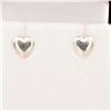 Image 1 : Sterling Silver Heart Earrings-Unused