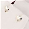 Image 2 : Sterling Silver Heart Earrings-Unused