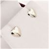 Image 3 : Sterling Silver Heart Earrings-Unused