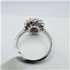 Image 5 : Natural Enhanced Ruby & CZ Ring-Unused