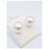 Image 2 : Natural Freshwater Pearl Earrings-Unused
