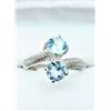 Image 1 : Natural Blue Topaz Ring-Unused