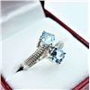Image 2 : Natural Blue Topaz Ring-Unused
