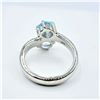 Image 5 : Natural Blue Topaz Ring-Unused