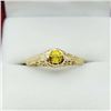 Image 2 : Natural Yellow Sapphire Ring-Unused