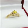 Image 5 : Natural Yellow Sapphire Ring-Unused