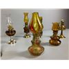 Image 2 : Amber & Brass Mini Kerosene Lanterns