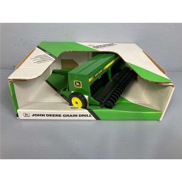 John Deere Diecast Metal Grain Drill-Original Box