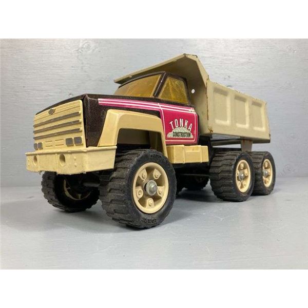 Tonka Construction Metal Dump Trailer Truck